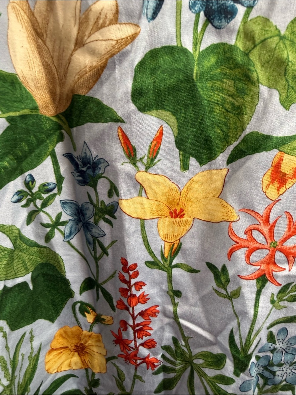NWT Tuckernuck willow pop over Green and White botanical Print Tunic size XL - Picture 12 of 15